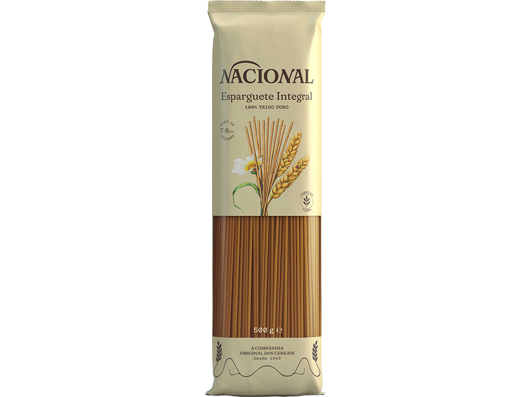 Esparguete Nacional Integral 500g Nacional