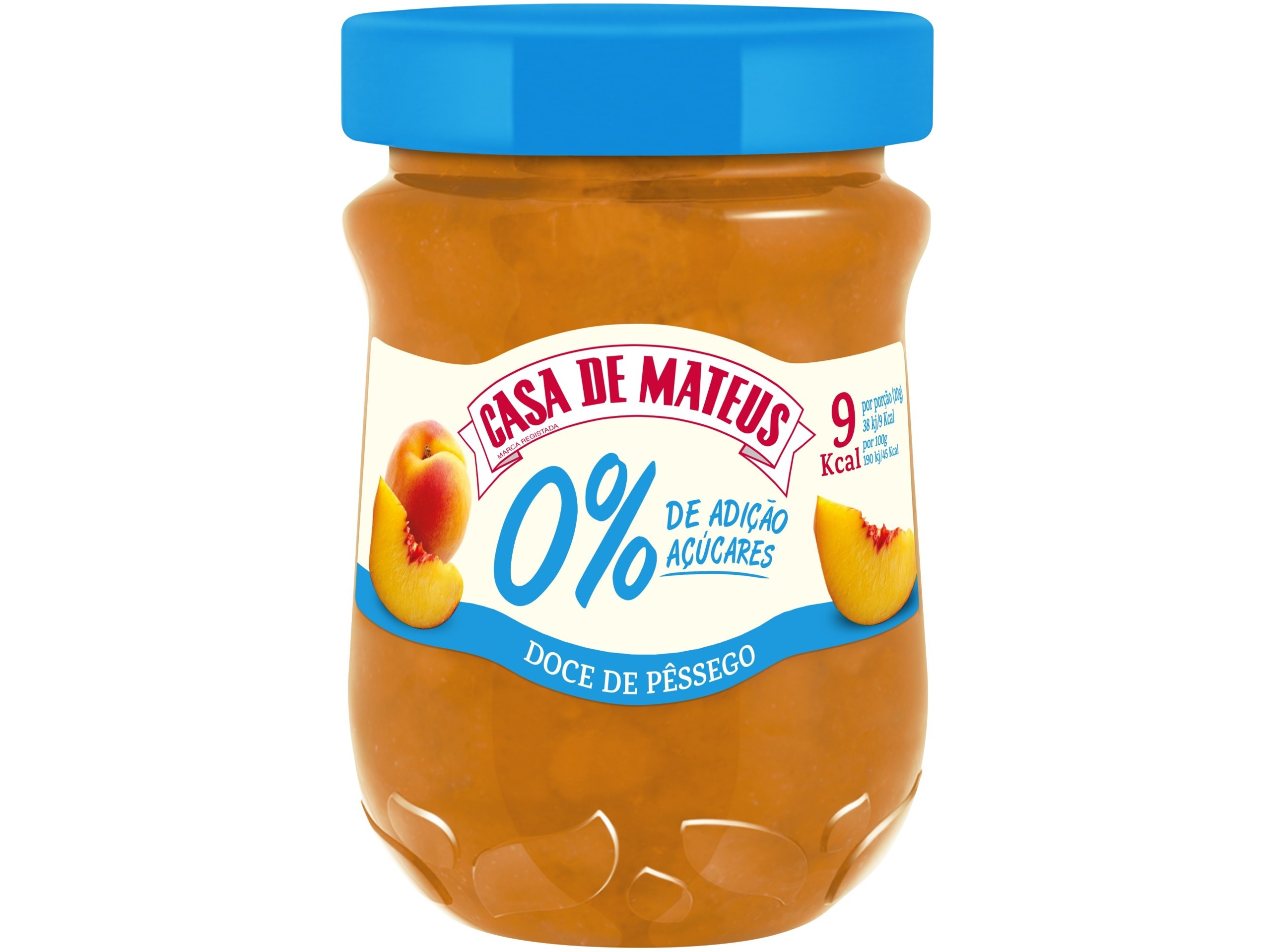 Doce casa de mateus pessego 0% 280g