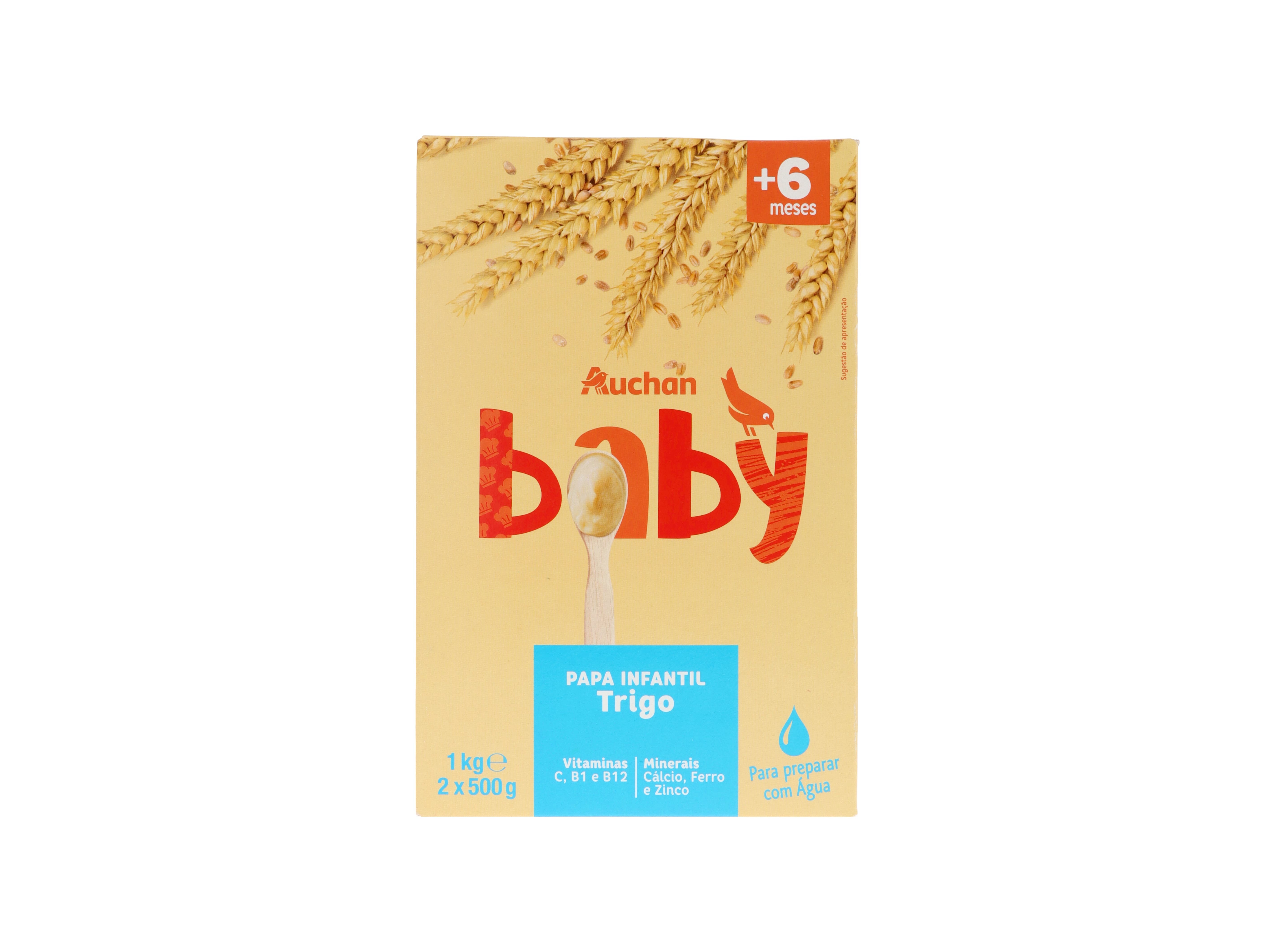 Papa Infantil Auchan Baby Láctea Cereais 1kg # Auchan Baby