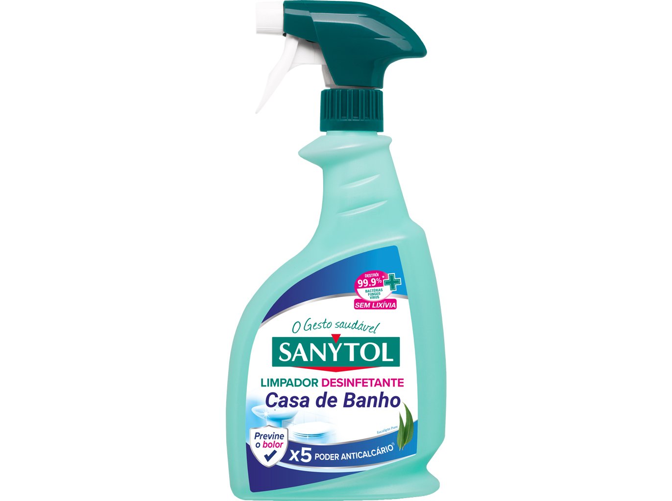 Limpador desinfetante casa de banho sanytol 750ml