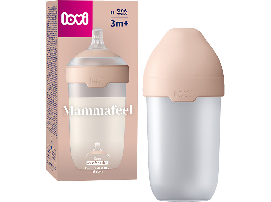 Biberão lovi mammafeel 3m+