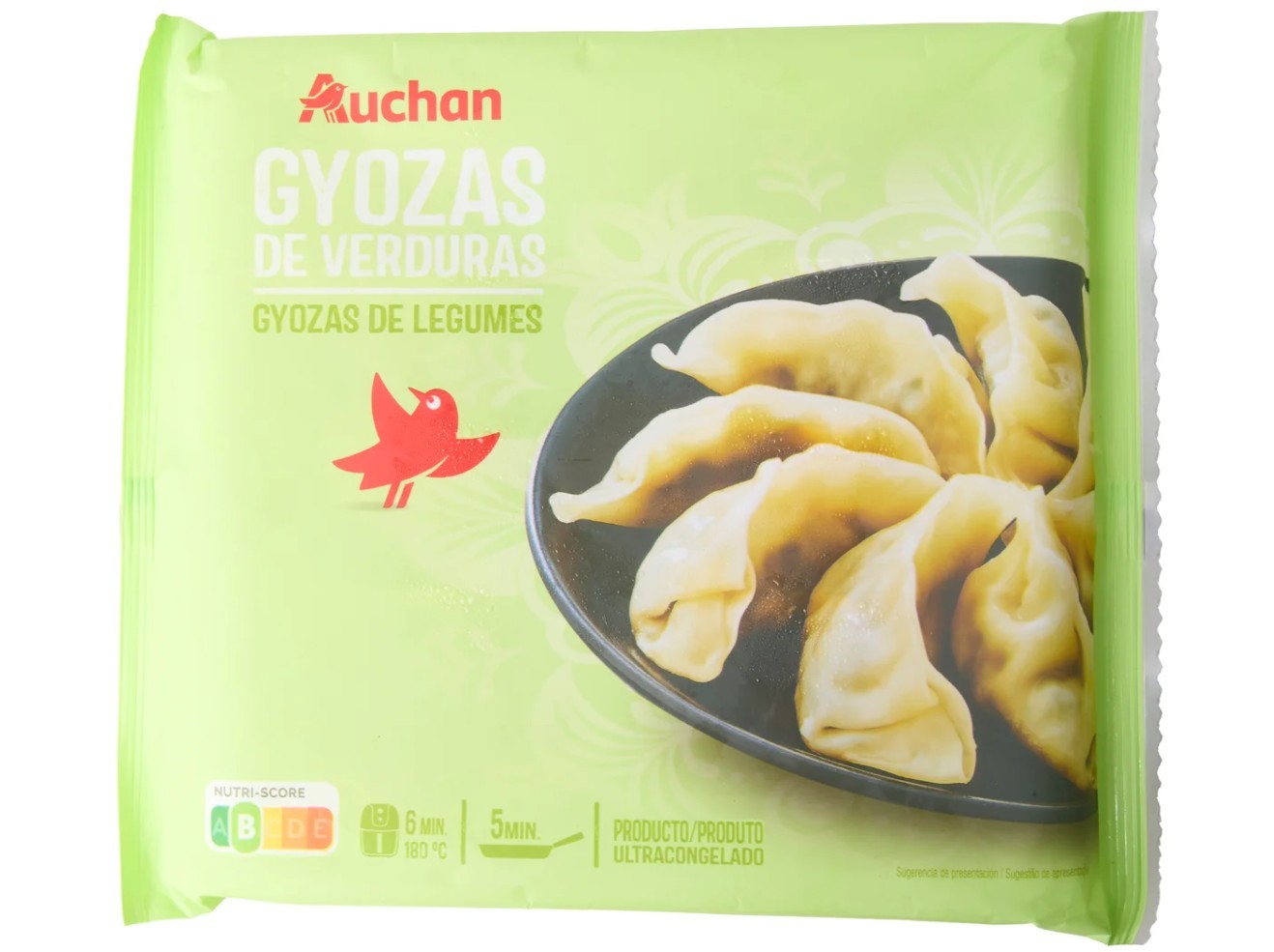 Gyozas De Legumes Auchan Ultracongeladas 10un 250g Auchan