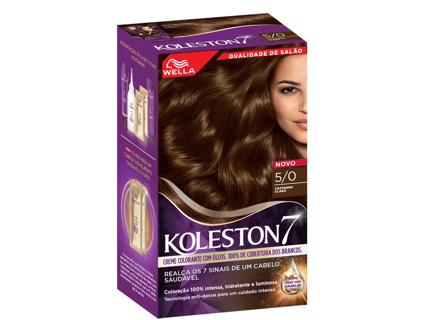 Coloração nº 5/0 castanho claro koleston un