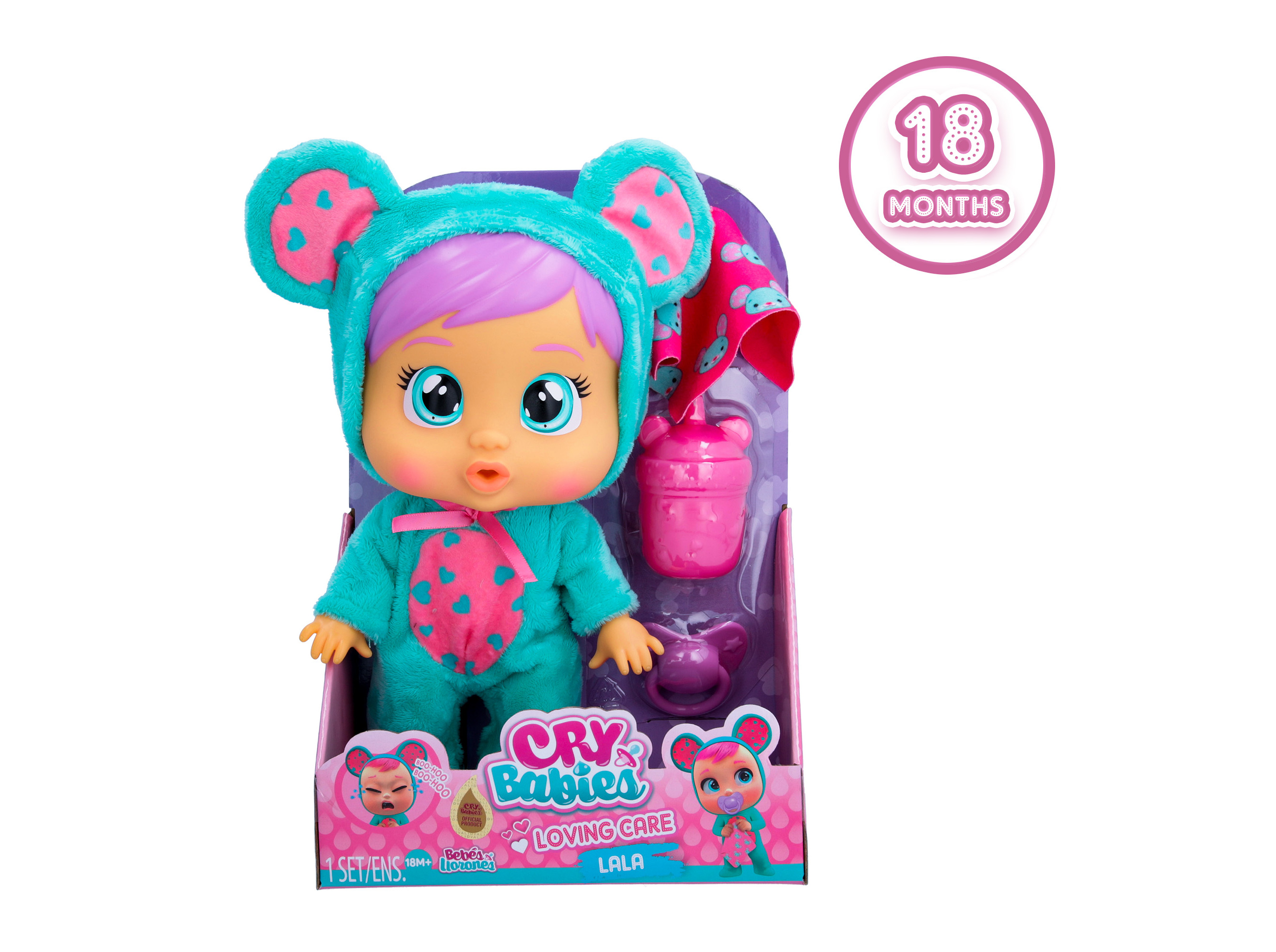 Boneca Cry Babies Loving Care Lala