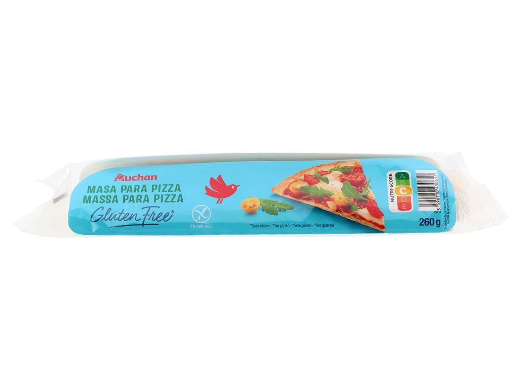 Massa De Pizza Auchan Sem Glúten 260 G Auchan