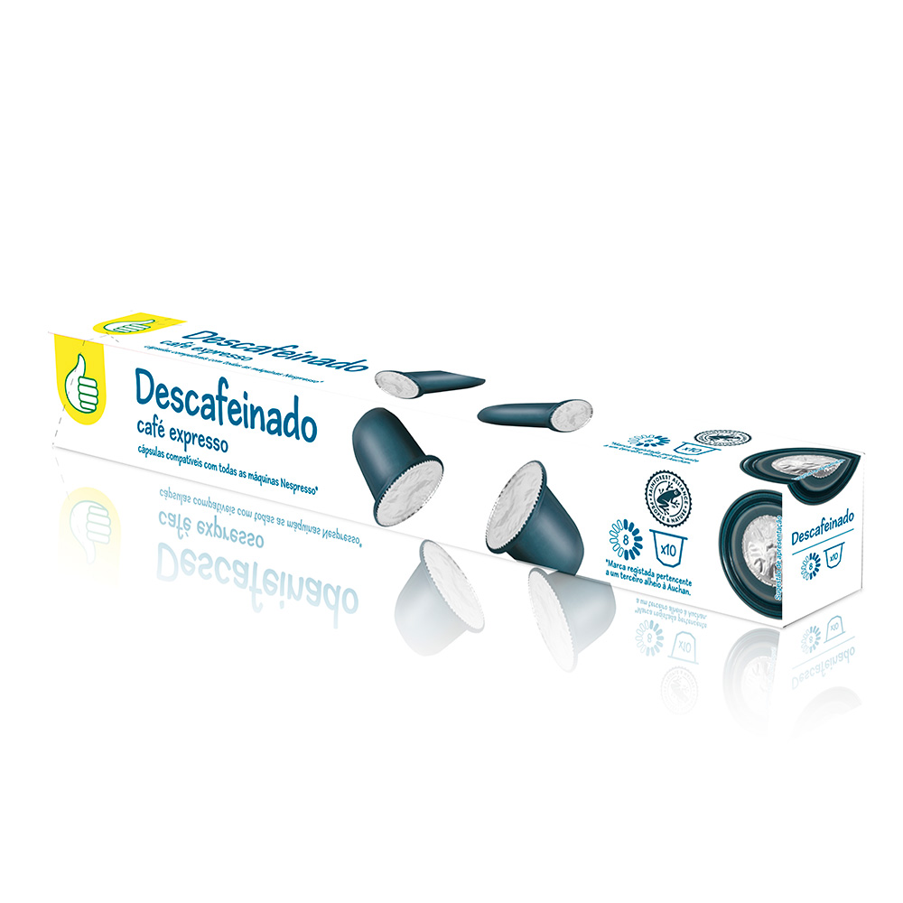 Cápsulas café polegar nsp descafeinado 10 un