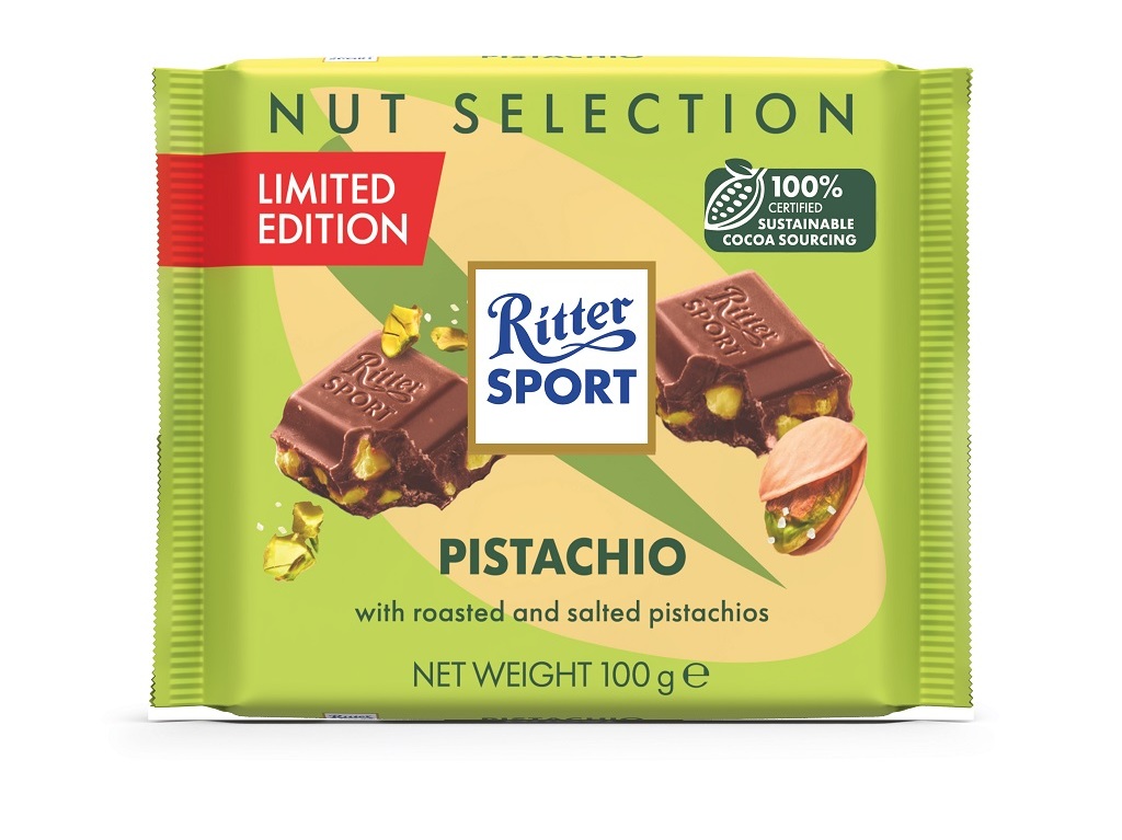 Chocolate Leite Ritter Sport Pistachio 100g