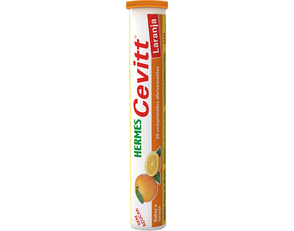 Suplemento Hermes Cevit Laranja 20 Comprimidos Efervescentes Hermes