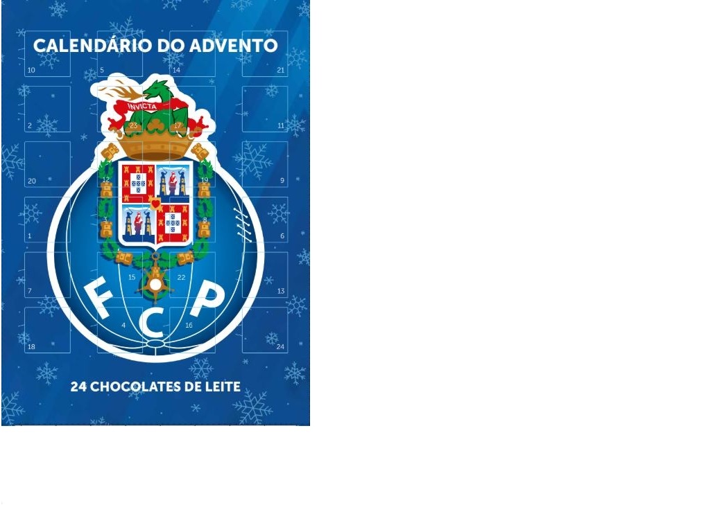 Calendário De Advento Fcp 24 Chocolates 50g