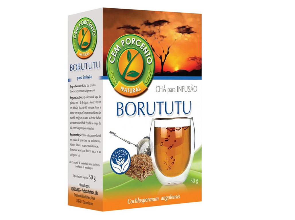 Chá Cem Porcento Borututu 50g Cem Porcento