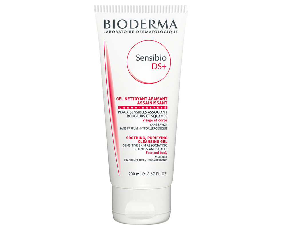 Gel bioderma moussant sensibio ds+ 200ml