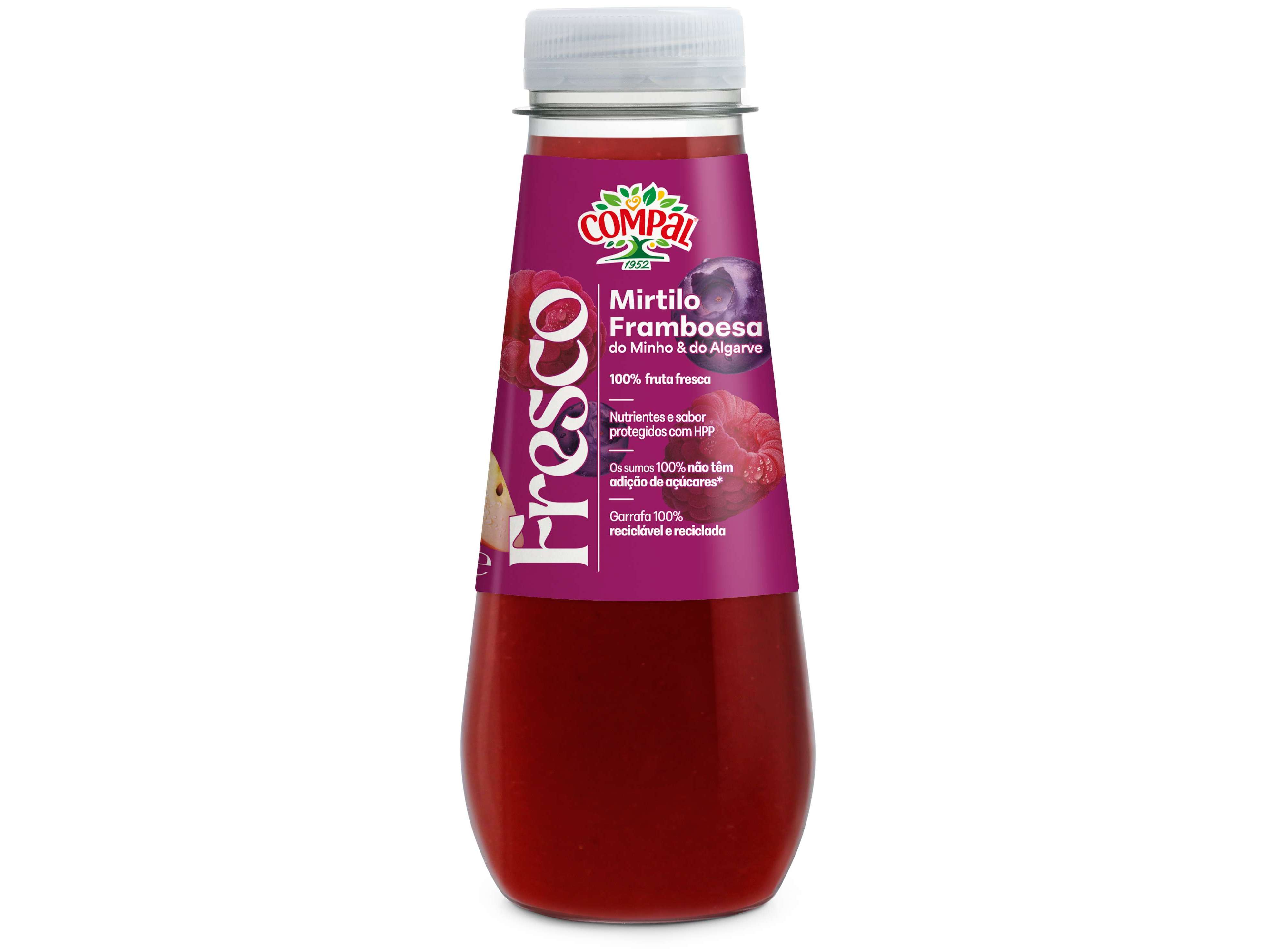 Sumo compal fresco mirtilo framboesa 0.25l