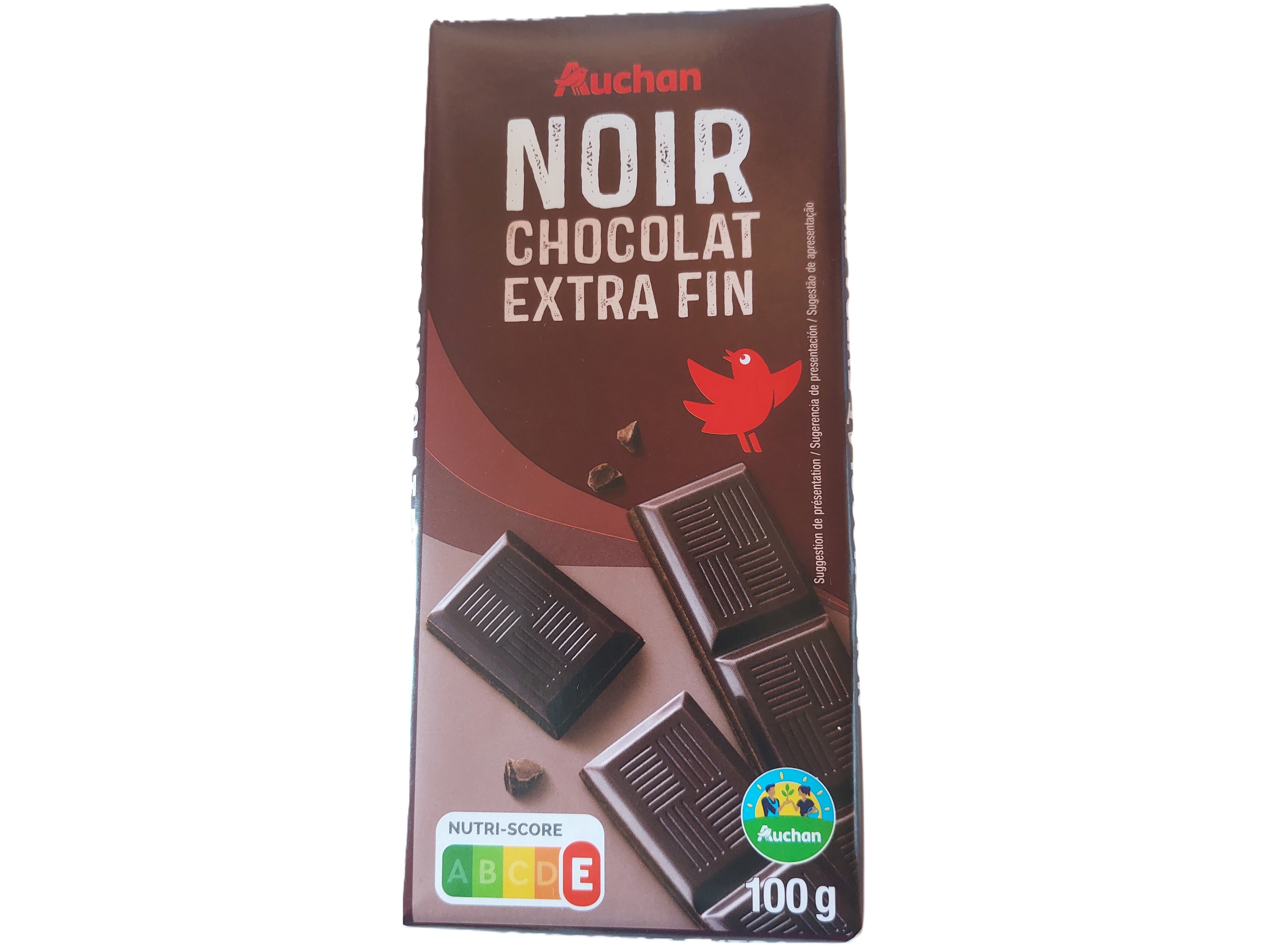 Chocolate Auchan Cultivamos O Bom Preto 100g Auchan