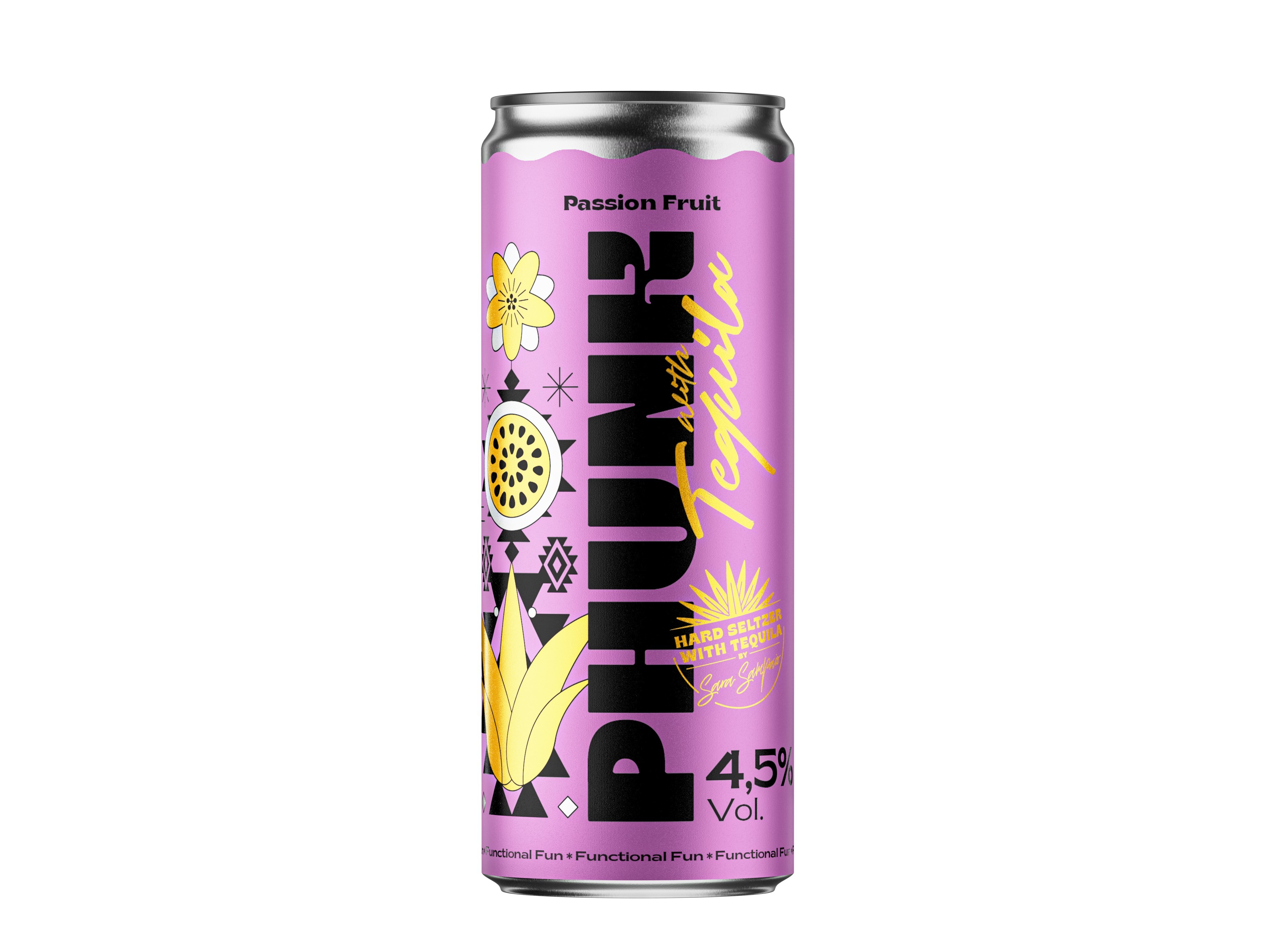 Hard Seltzer Phunk Tequila Passion Fruit 0.25l Phunk