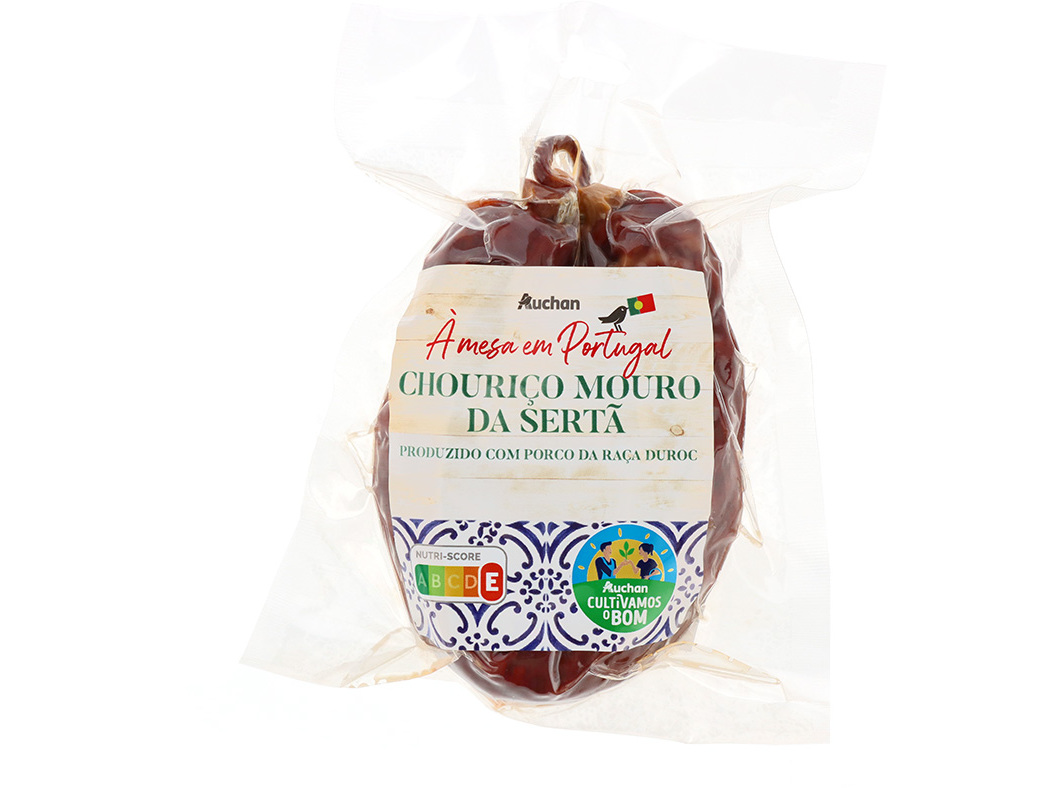 Chouriço Mouro Da Sertã Auchan À Mesa Em Portugal Cultivamos O Bom 180g Auchan