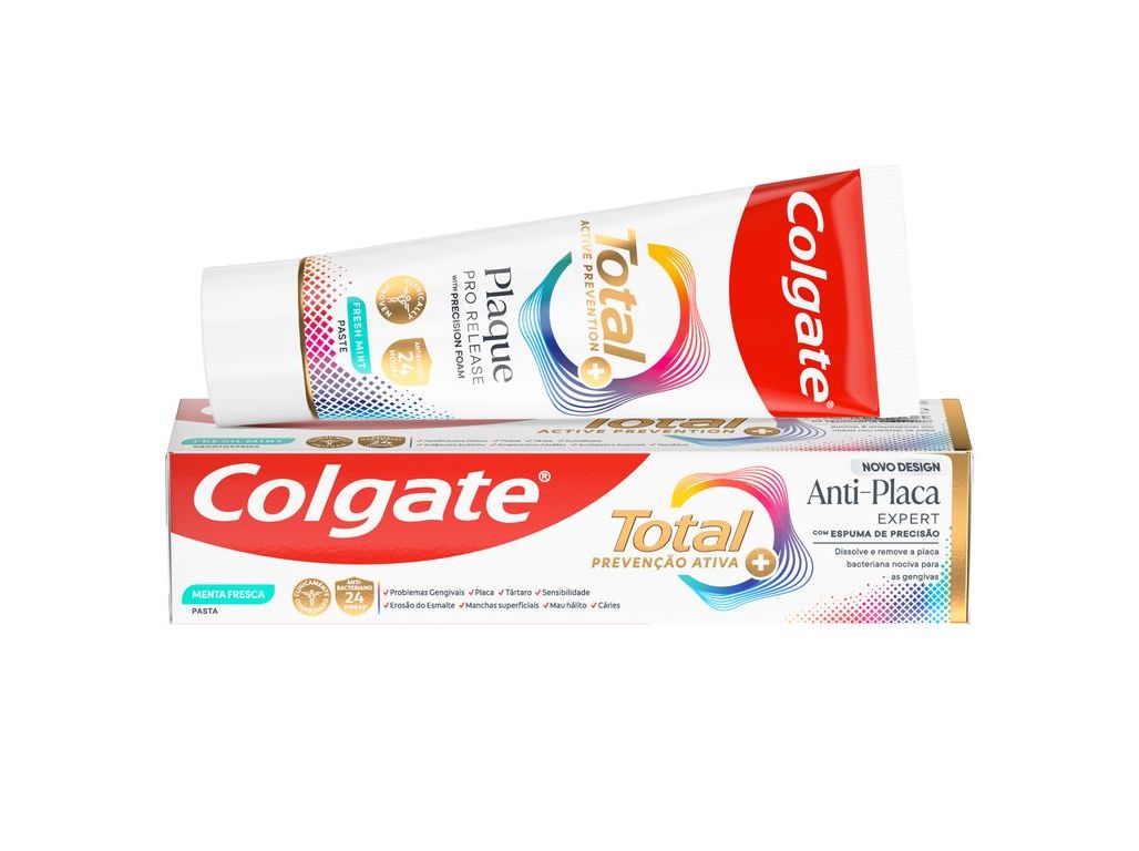 Pasta dentífrica colgate total plaque fresh 75ml