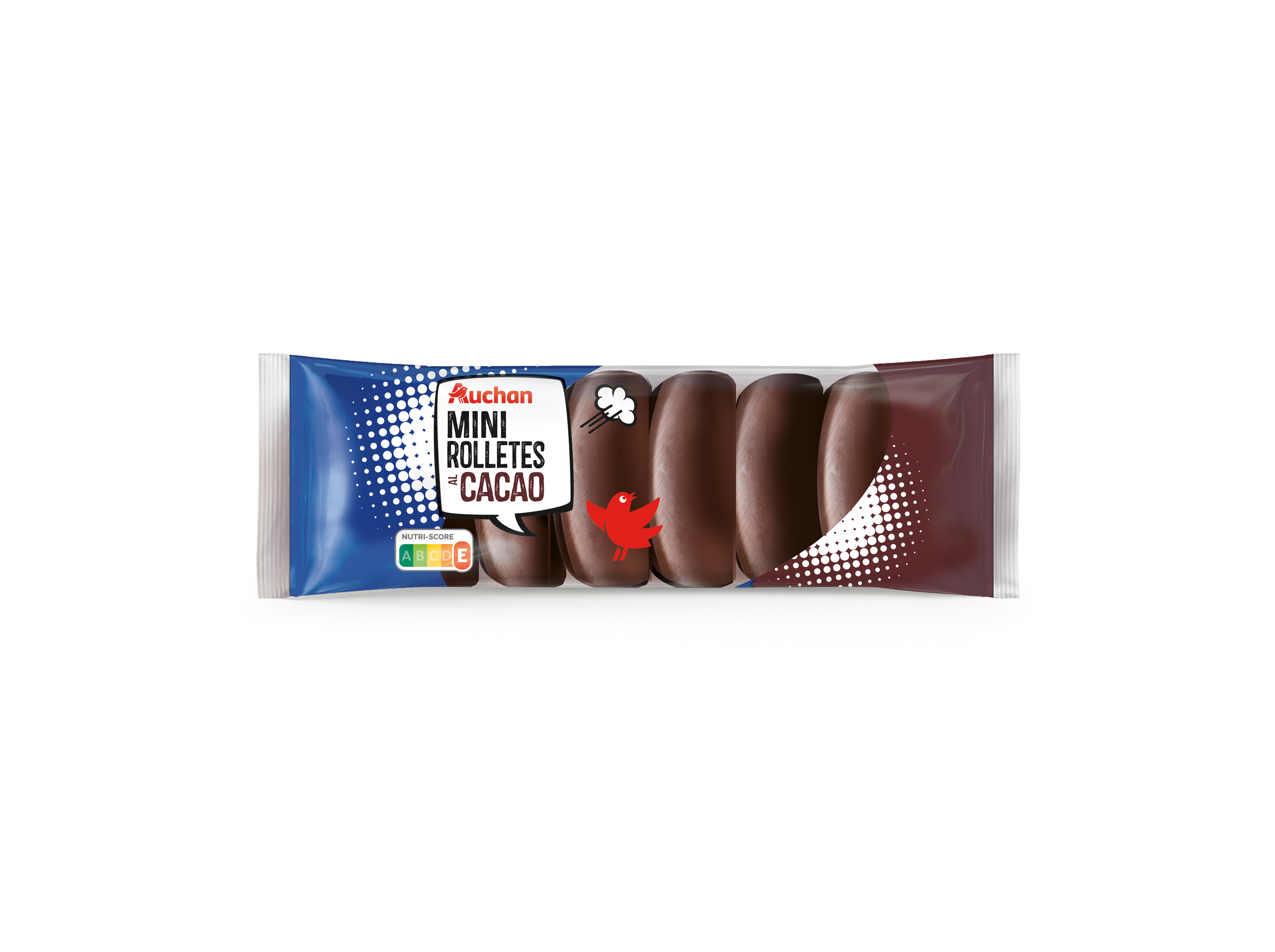 Miniargolas Auchan Cobertura Cacau 155g 8un Auchan