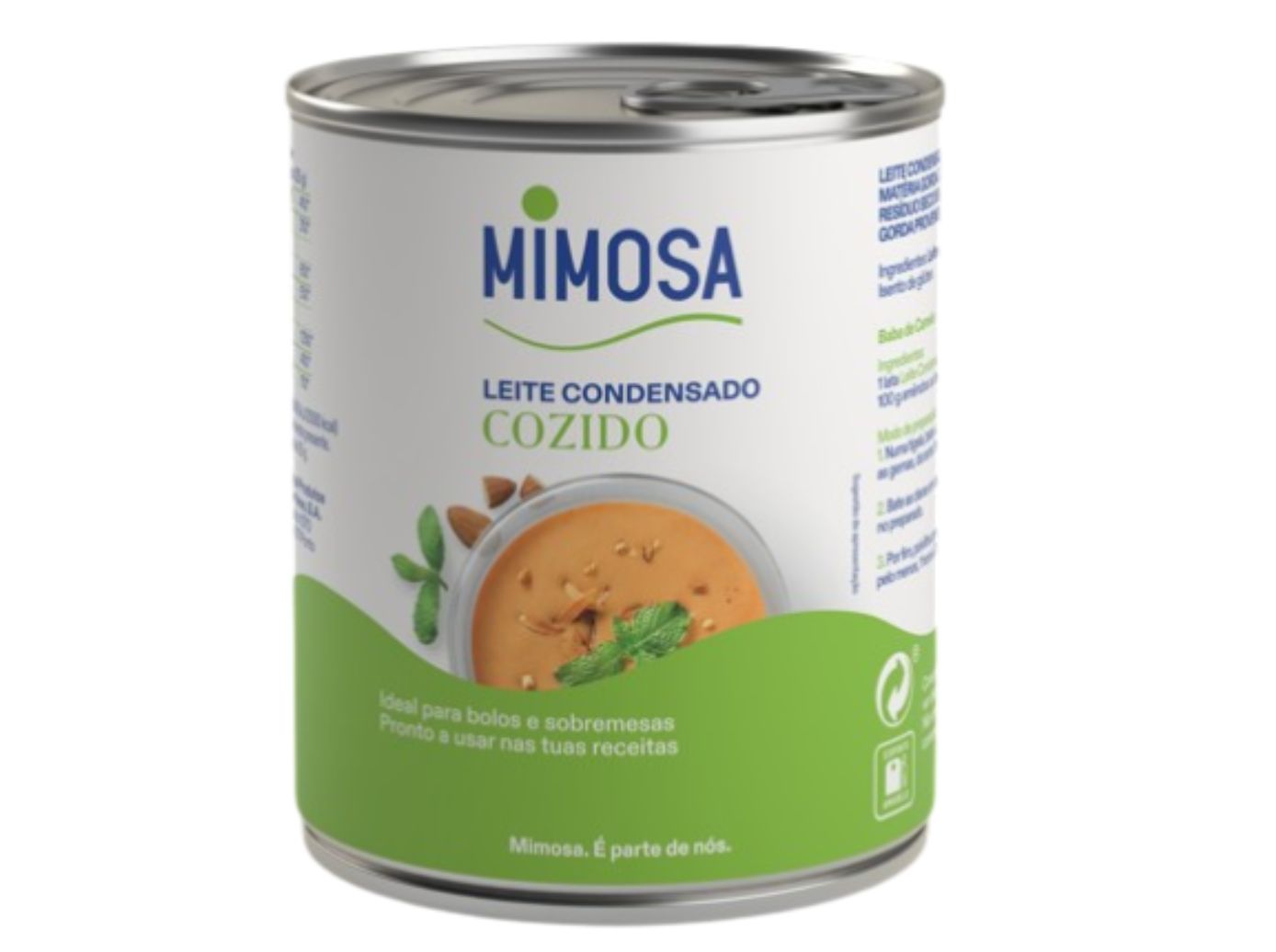 Leite mimosa condensado cozido 385g