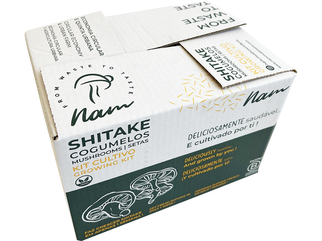 Kit cultivo shitake nam (economia circular)