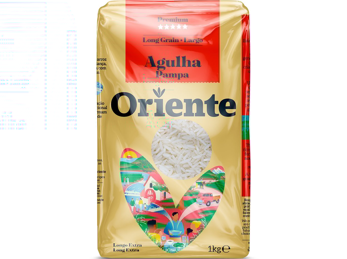 Arroz agulha oriente extra longo 1kg
