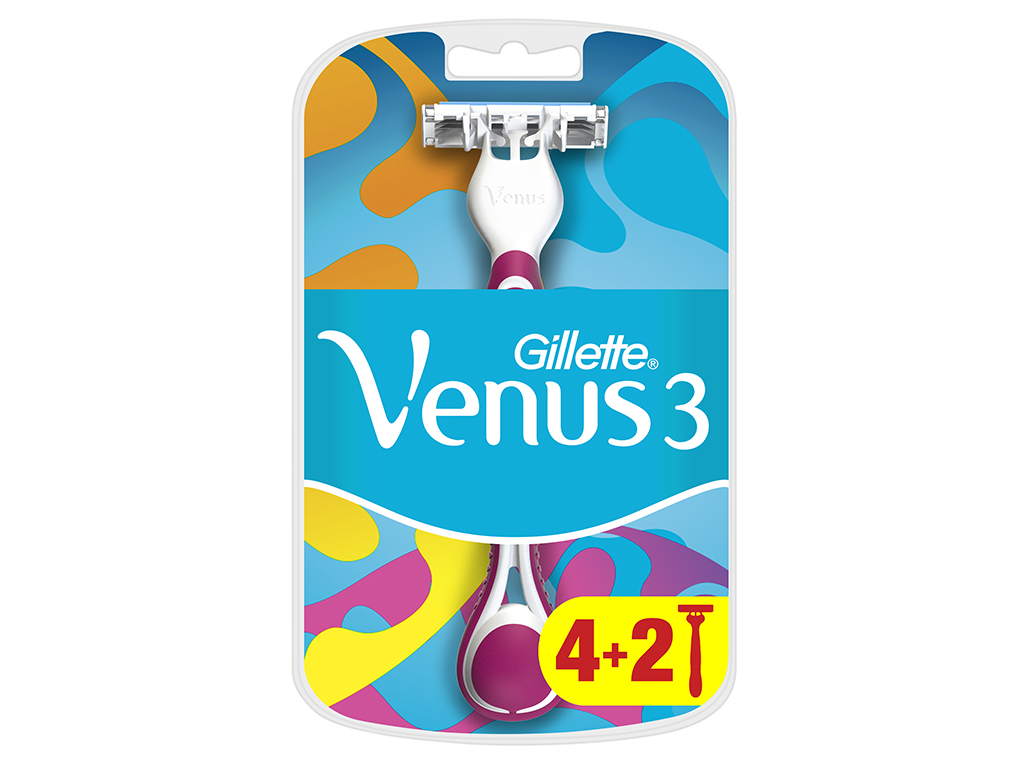 Máquina Depilatória Descartável Venus 6 un