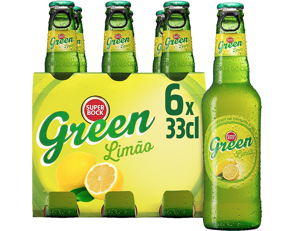 Cerveja Super Bock Com Álcool Green Tara Perdida 6x0.33l Super Bock