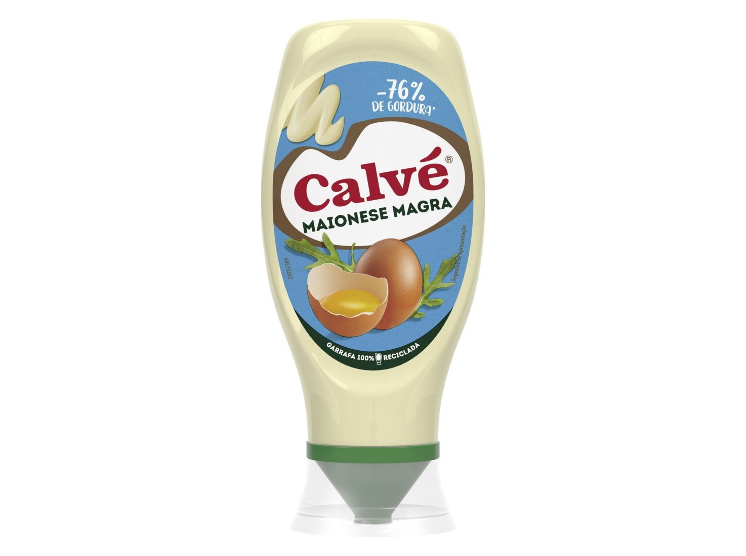 Maionese calvé light top down 447ml