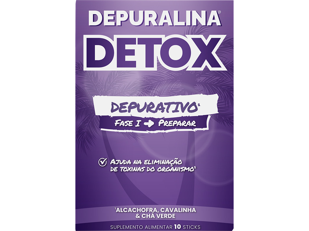 Suplemento Depuralina Detox 10 Sticks Depuralina