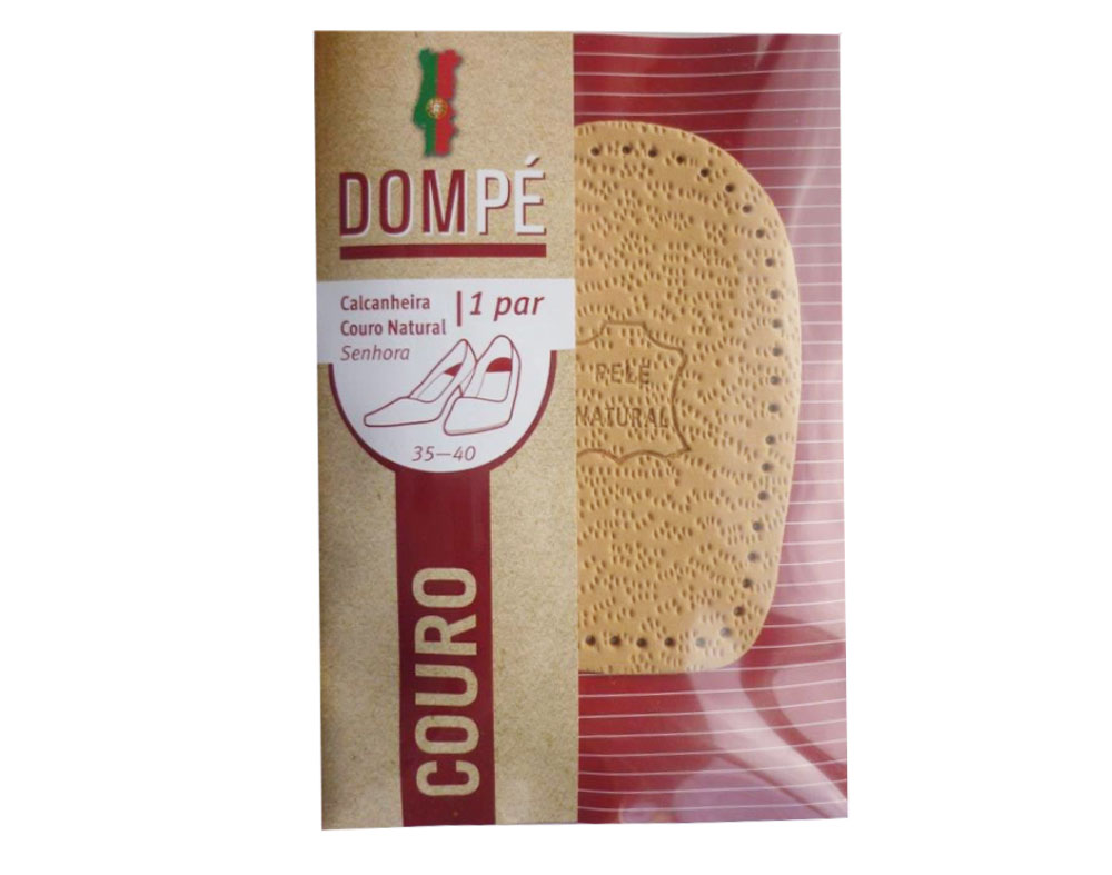 Calcanheira dom pé couro natural 35/40