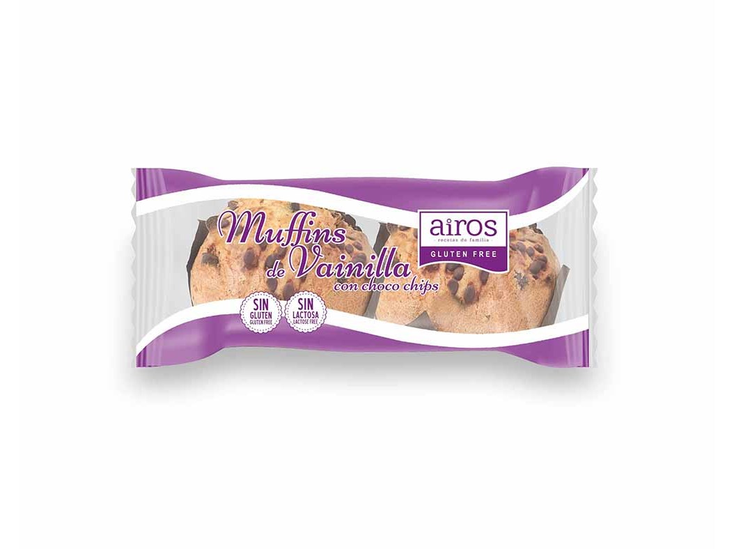 Muffin Airos Baunilha Sem Glúten 170g Airos