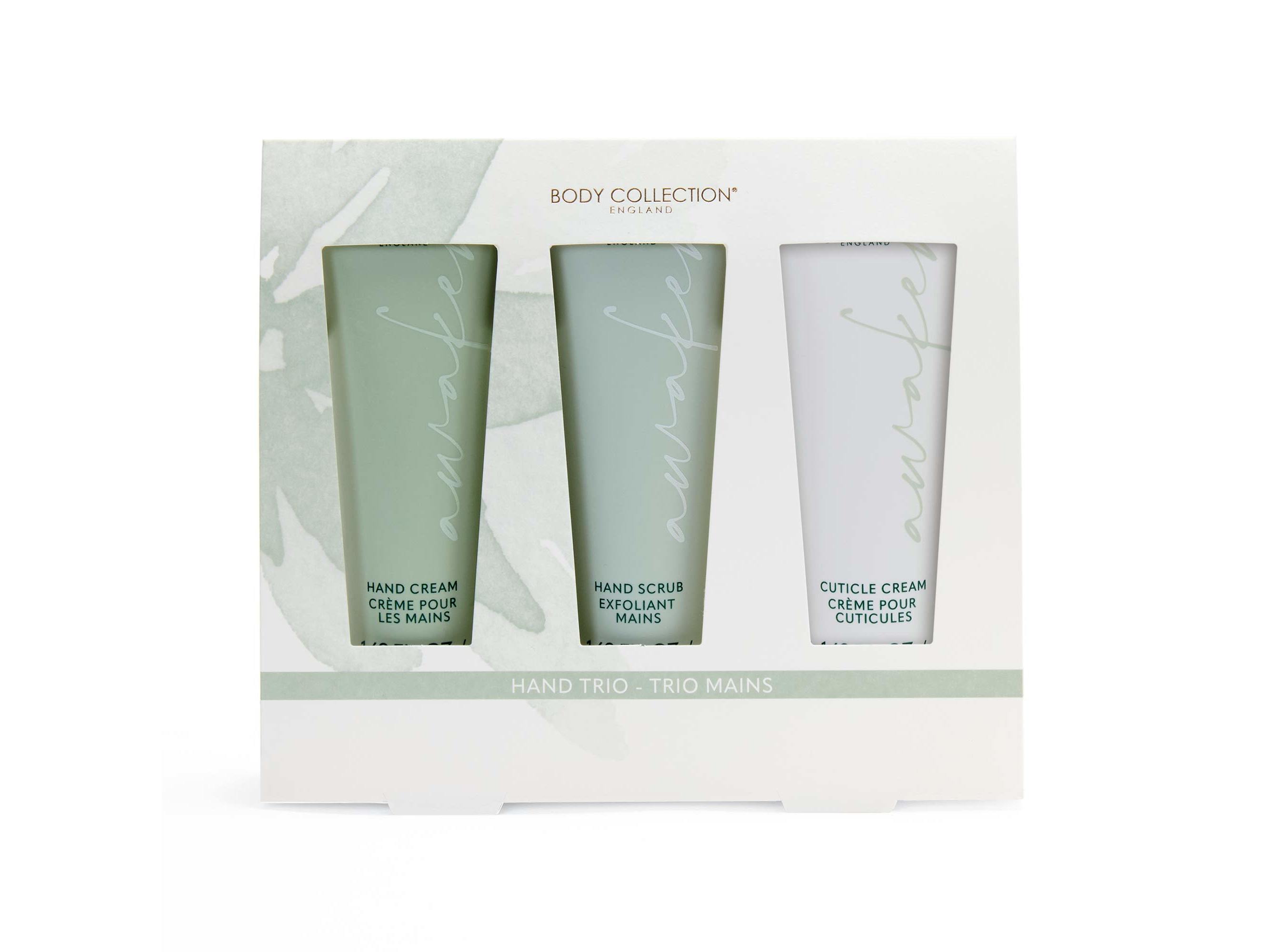 Conjunto Body Collection Trio Creme Mãos 3un