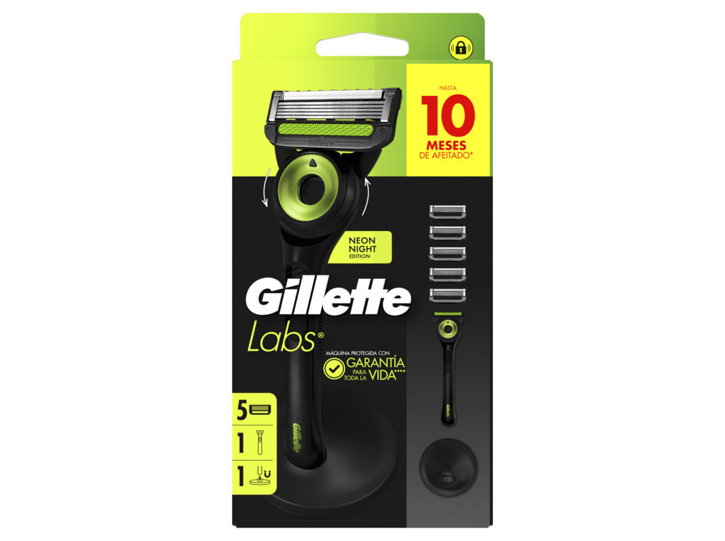 Máquina gillette neon night cabo +5rec+stand