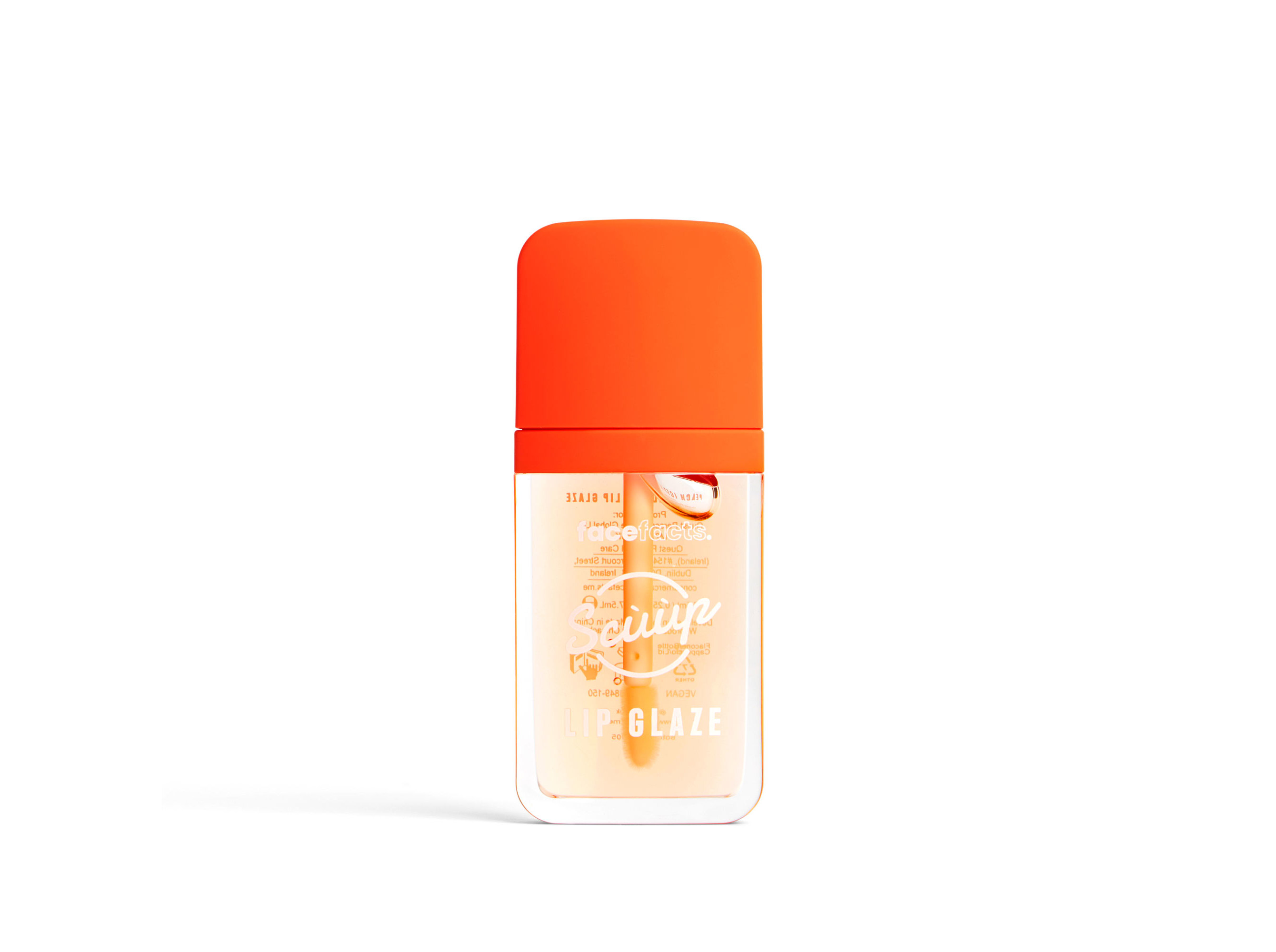 Lip glaze facefacts scuup ice tea pêssego 7.5 ml