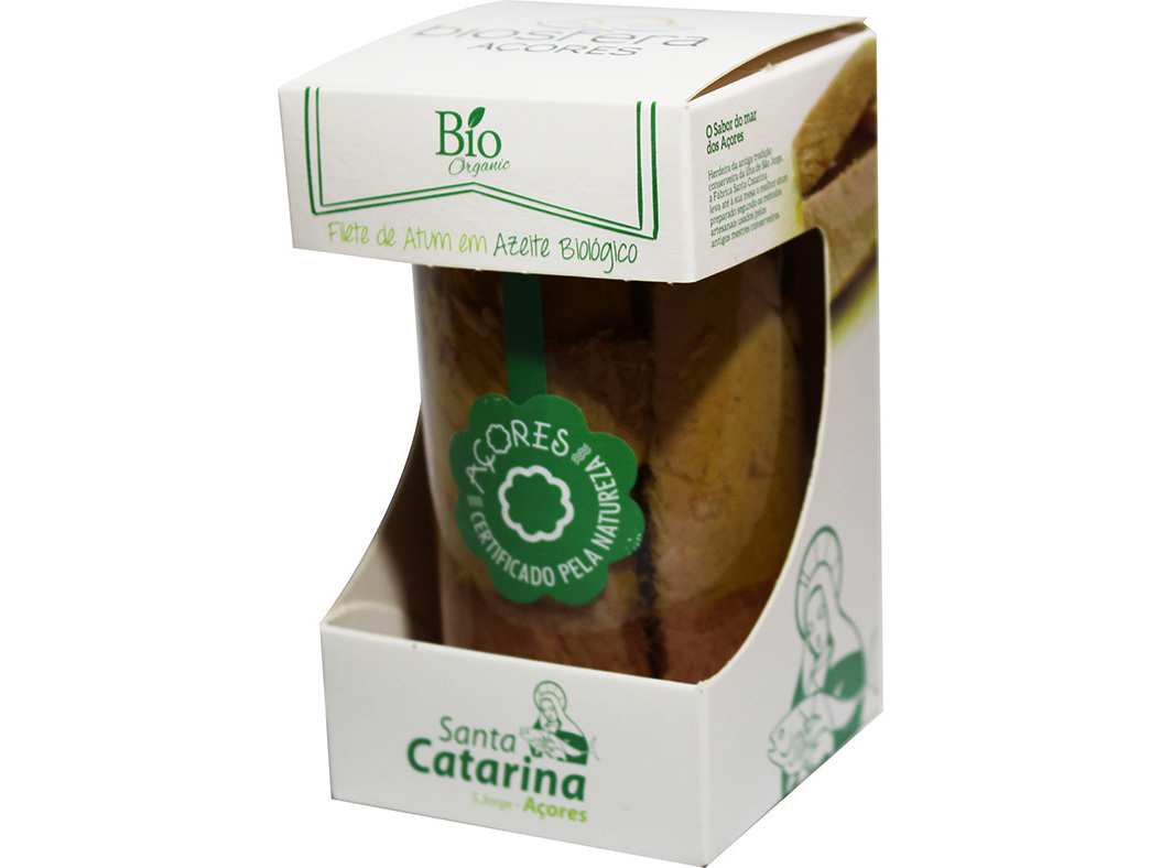 Filete Santa Catarina Atum Frasco Azeite Bio 250g