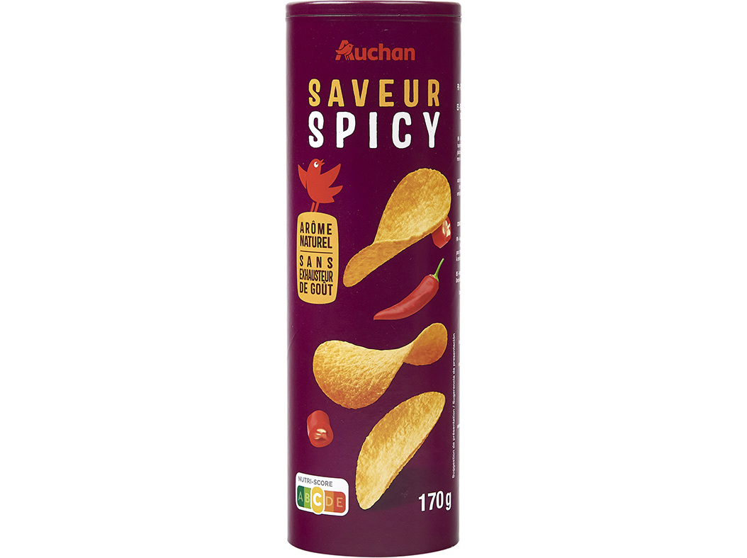 Aperitivo Auchan Base Batata Sabor Picante 170g Auchan