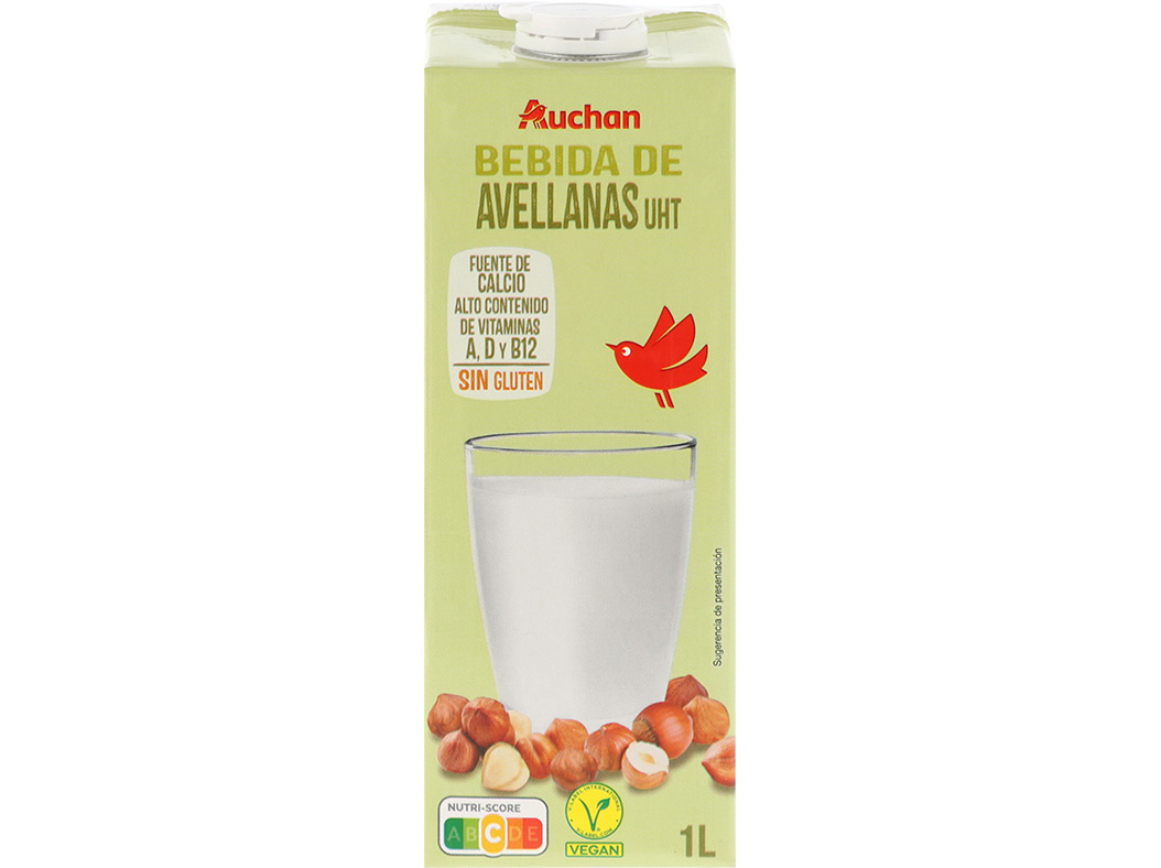 Bebida Avelã Uht Auchan Sem Glúten 1l Auchan