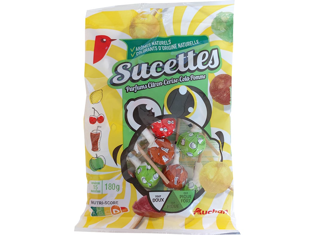 Chupas Auchan Sortidos 180g Auchan
