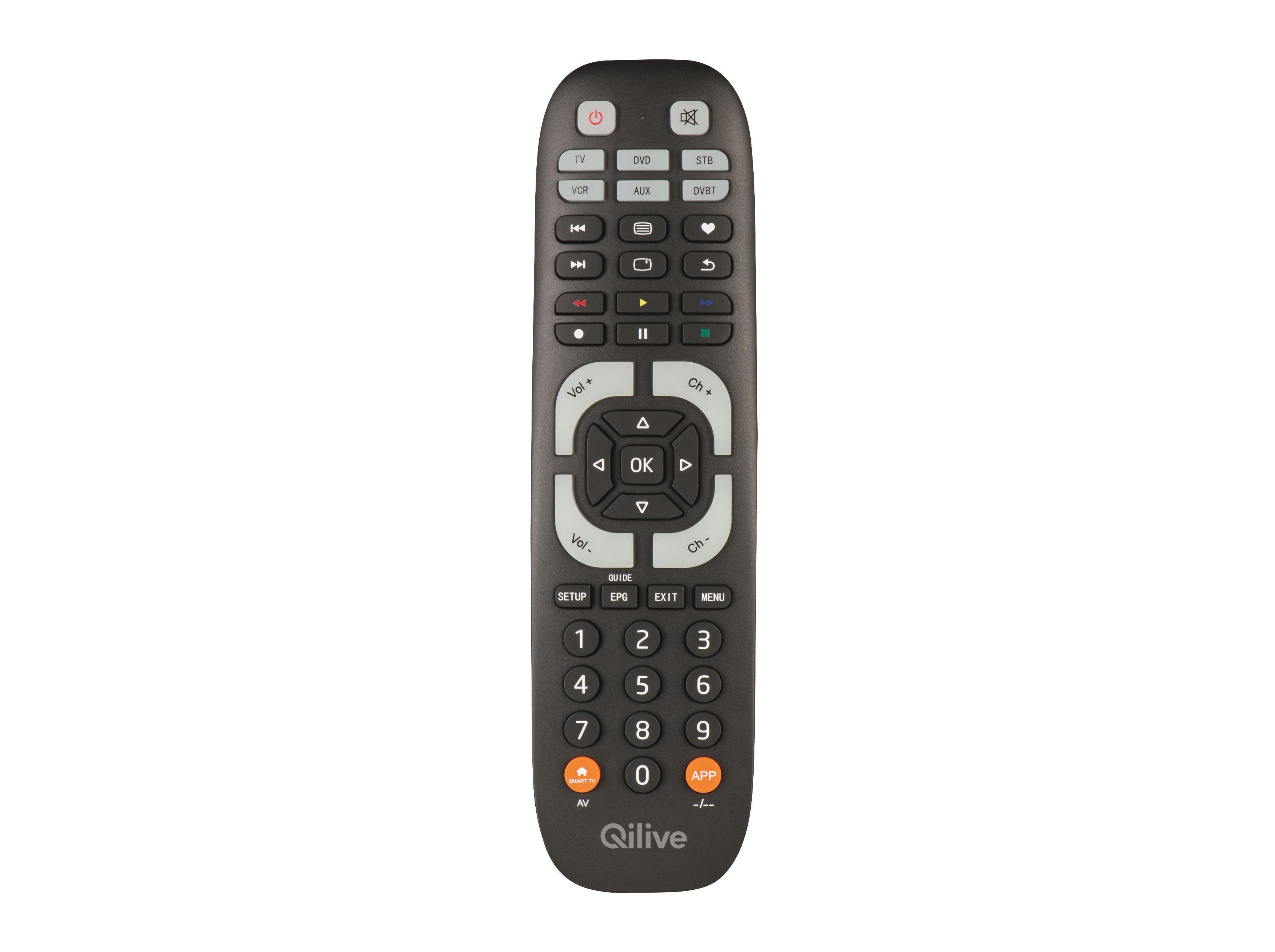 Télécommande Pour Qilive 600104287 / Q24H221B - Neuf - Remplacement Compatible