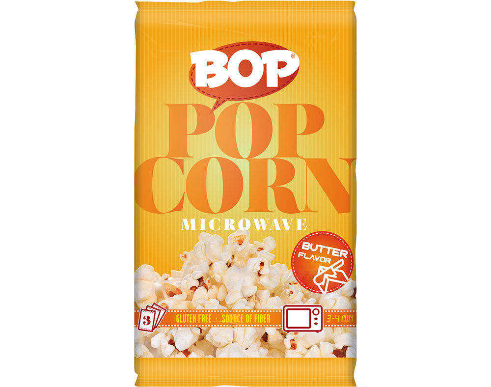 Pipocas Bop Microondas Manteiga 90g Bop