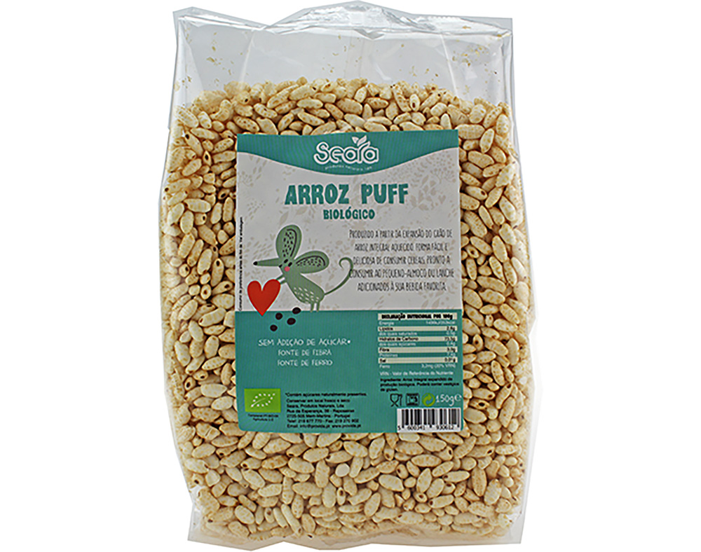 Cereais seara arroz puff 150g