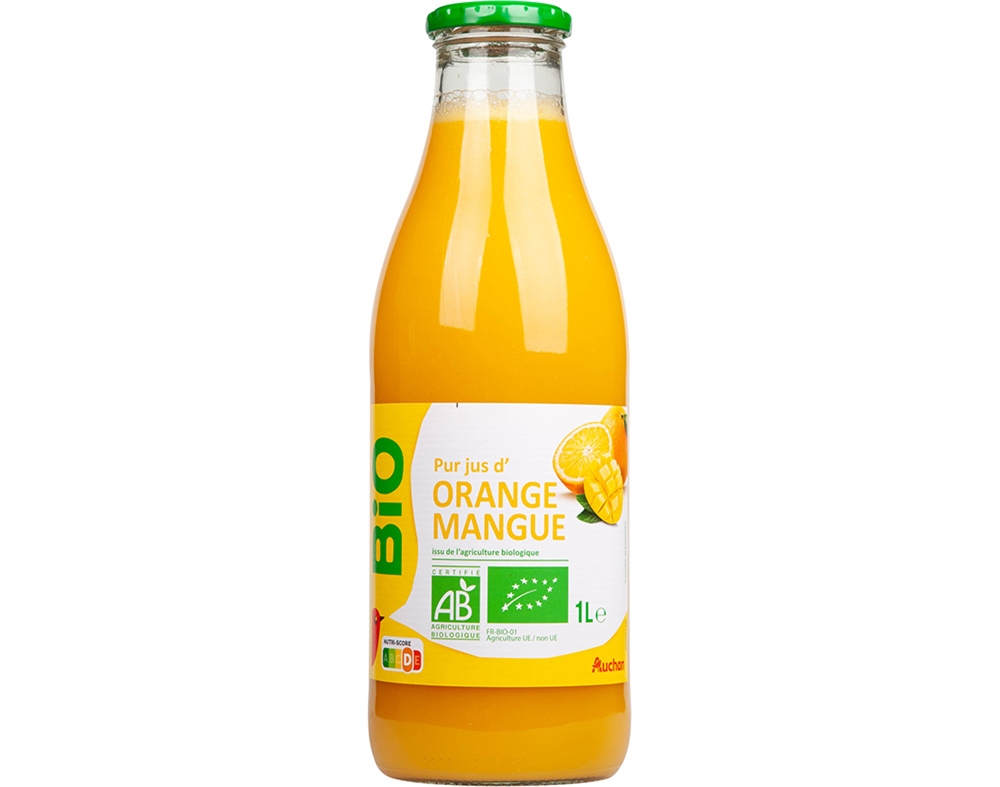 Sumo Auchan Bio Laranja E Manga 1l Auchan Bio
