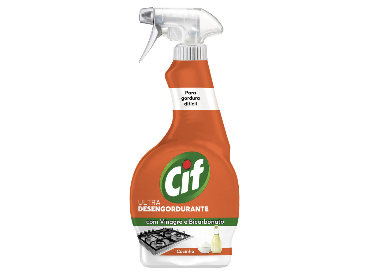 Limpeza cif cozinha ultra desengordurante spray 500ml