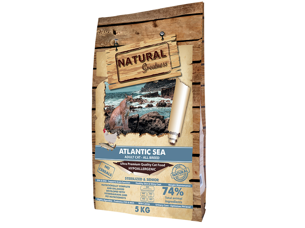 Atlantic Sea Sterilized Senior & Adult Cats 5 KG Natural Greatness