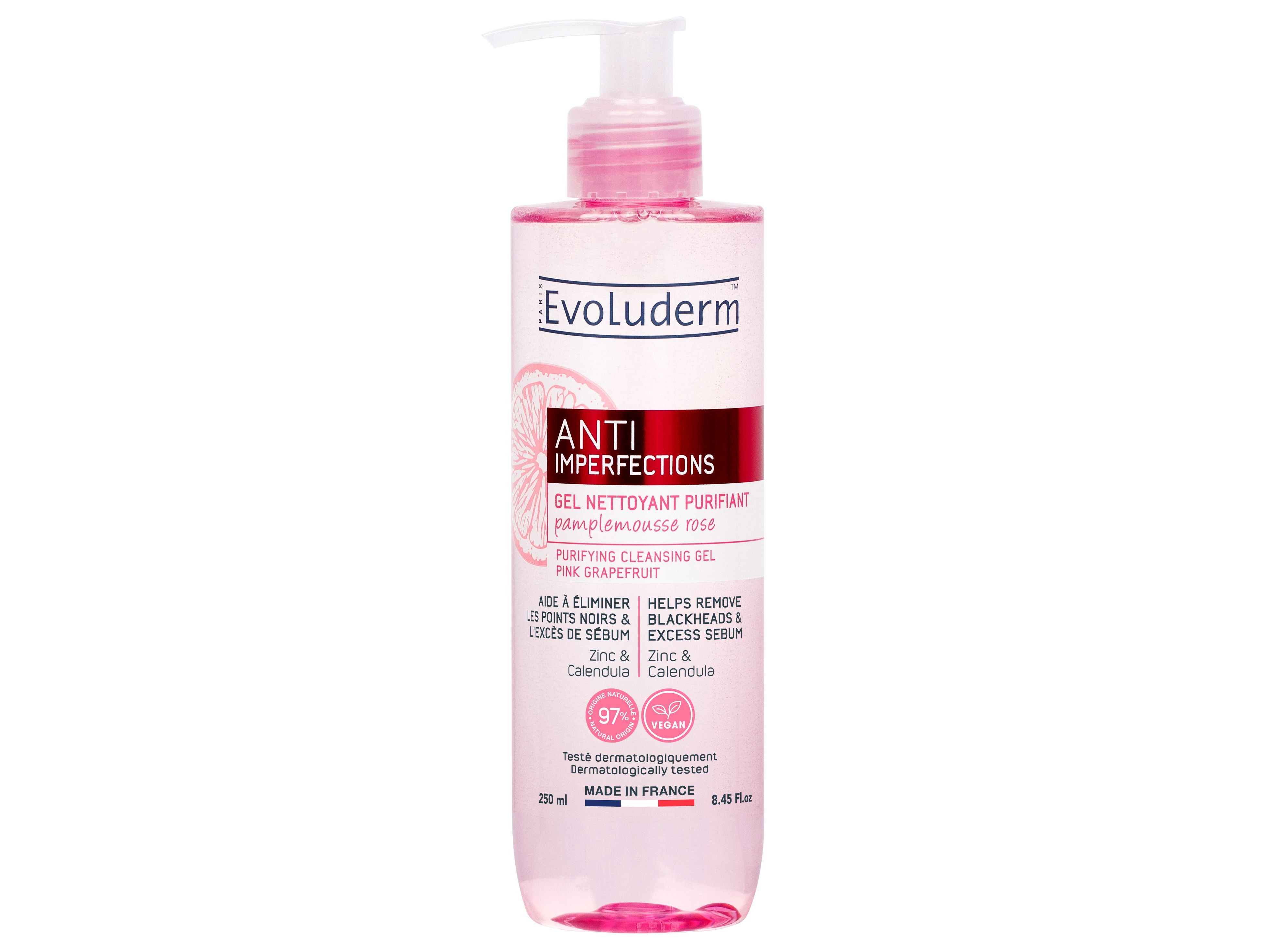 Gel de limpeza evoluderm anti imperfeições 250 ml