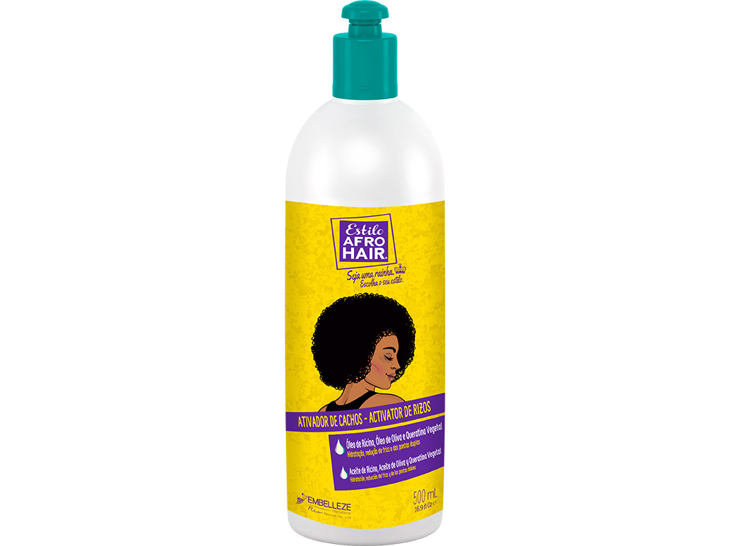 Ativador caracóiss novex estilo afrohair 500ml