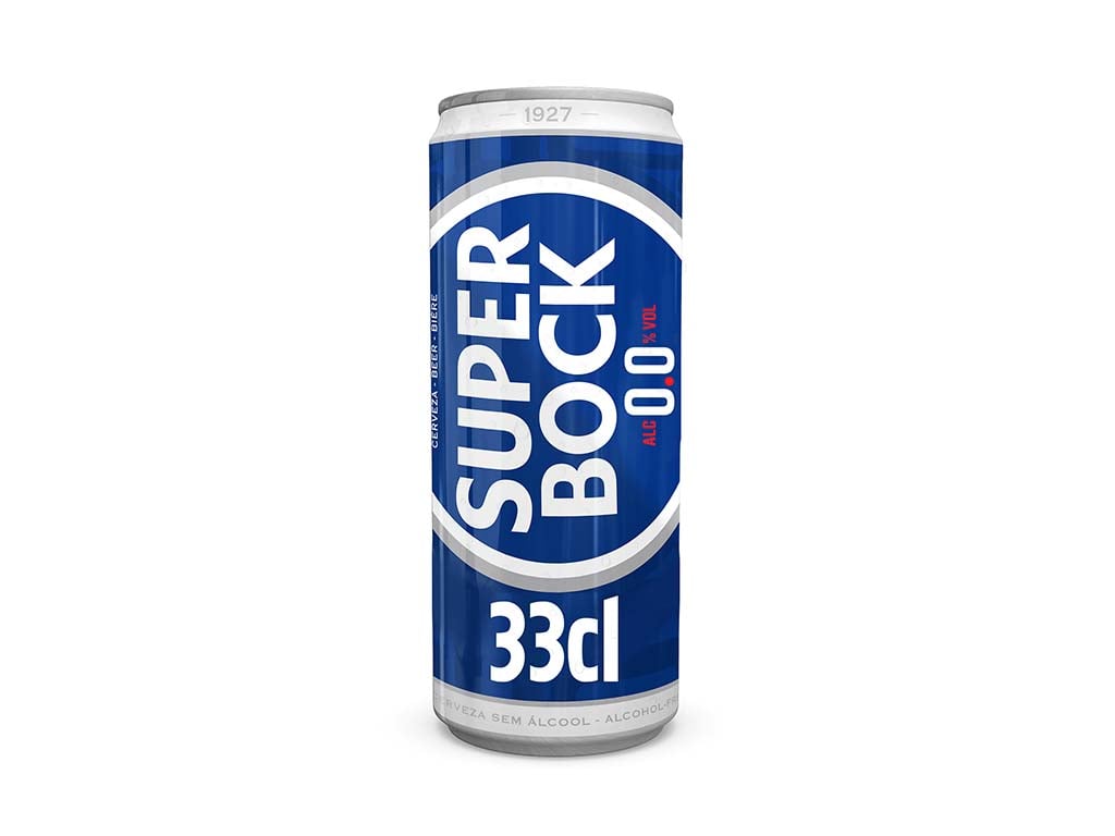 Cerveja Sem Álcool Super Bock 00% Lata 0.33l Super Bock