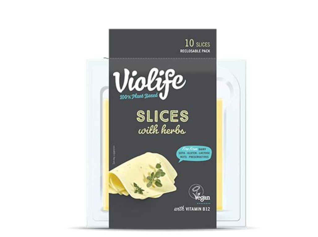 Preparado vegan violife fatiado com ervas 200g