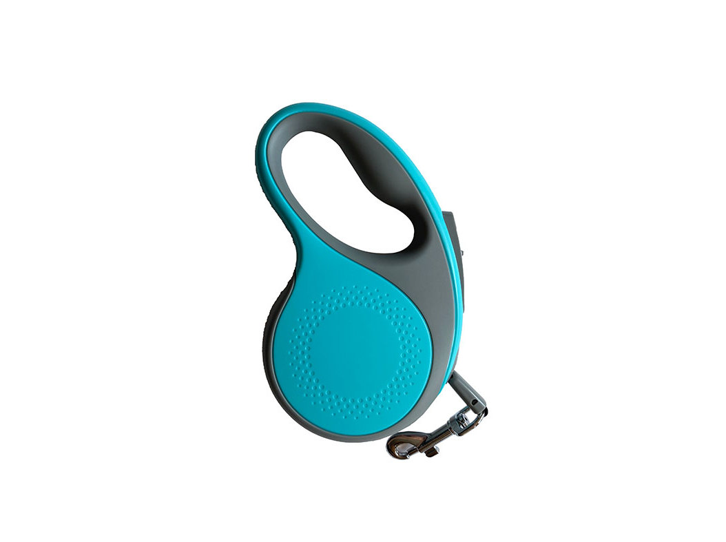 Trela retrátil auchan azul 3m
