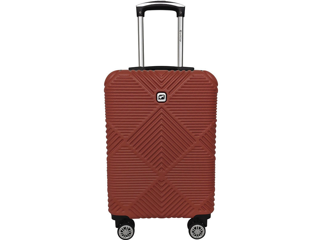Mala de cabine rígida airport terracota 8 rodas 55x34x20cm