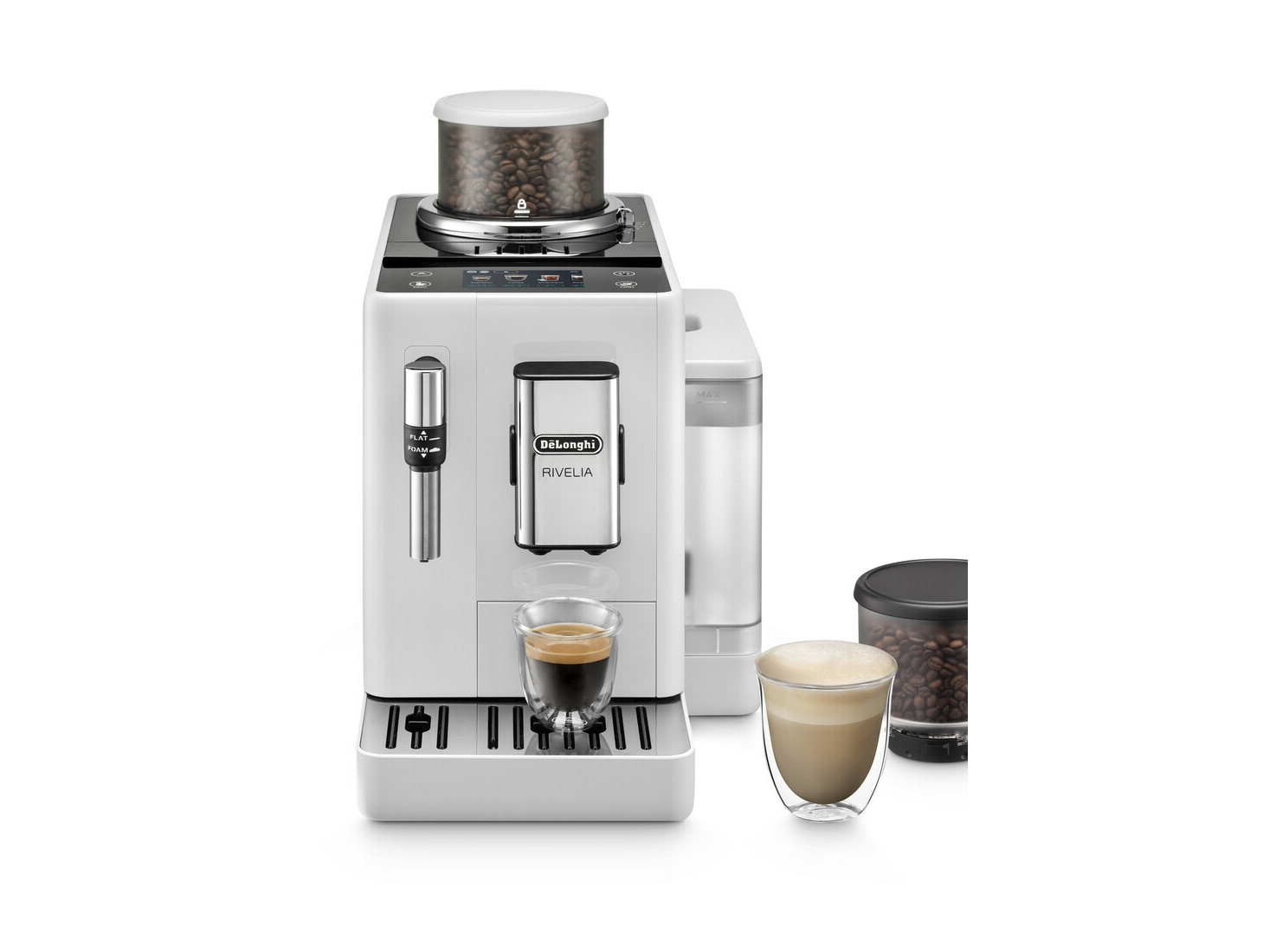 DeLonghi - Máquina digital automática de capuchino, café con leche,  macchiato y espresso